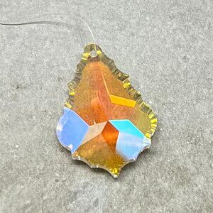 Feng Shui Faceted Maple Crystal Prism Suncatcher Chandelier Glass Pendant